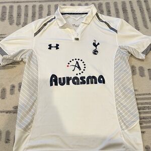 Under Armour White and Gray Men's Gareth Bale Jersey